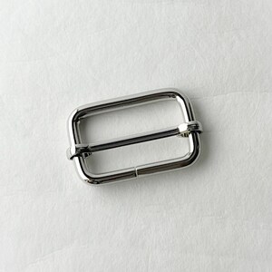 1 1/4" Adjustable Slider | Bag Hardware | Pack of 4 Silver