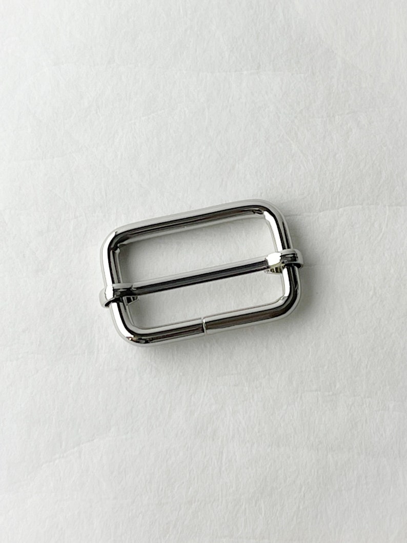 1 1/4" Adjustable Slider | Bag Hardware | Pack of 4 Silver