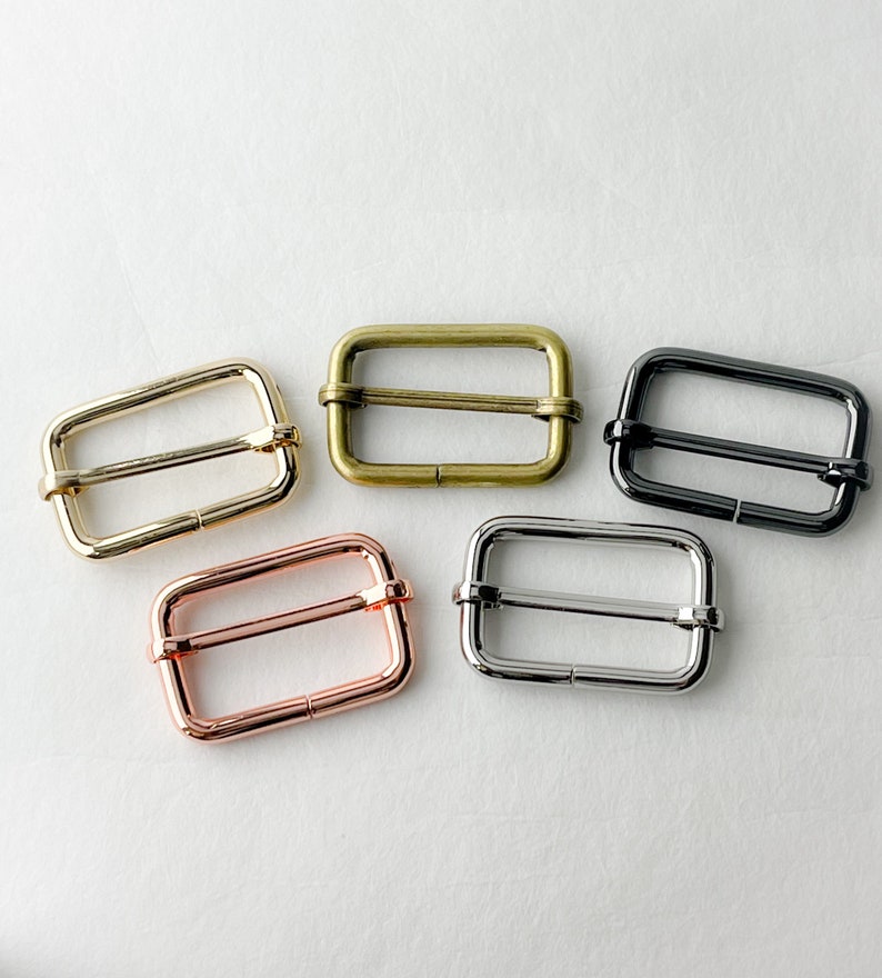 1 1/4" Adjustable Slider | Bag Hardware | Pack of 4 zdjęcie 2