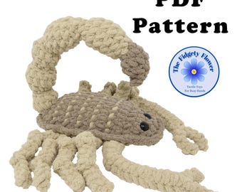 Patrón de crochet de escorpión