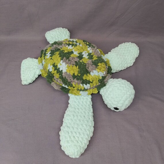 I crocheted stuffed animals using blanket yarn! 