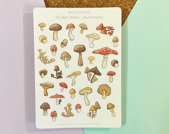 HOJA DE PEGATINAS DE SETAS / Pegatinas de planificador de setas de otoño / Bullet Journal / Bujo /