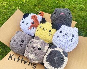 Kitten Handmade Crochet | crochet | Plushie | Plush gift | Loaf Cat