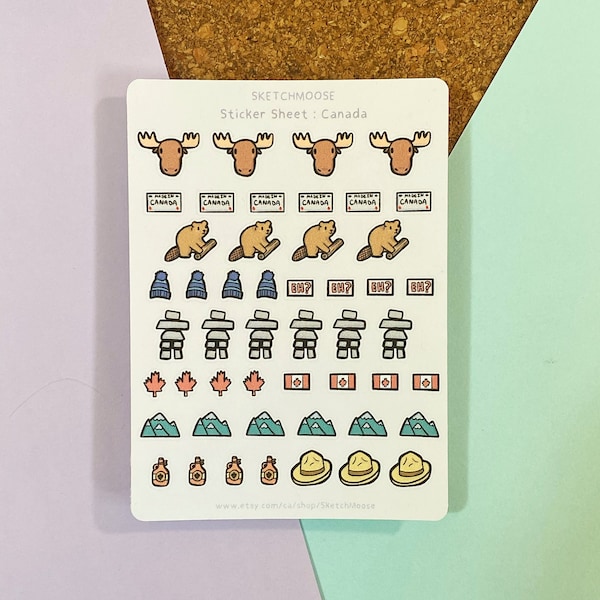 Bujo Stickers Canada Etsy Canada