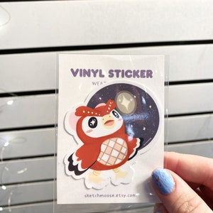 Sticker céleste | ACNH | Preuve des intempéries | Stratifié brillant | Art kawaii