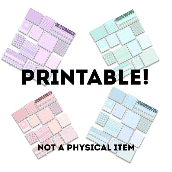 PRINTABLE Journal Stickers Instant Download Printable Etsy