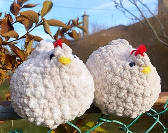 Poulet au crochet fait main | crocheter | Peluche | Cadeau peluche |