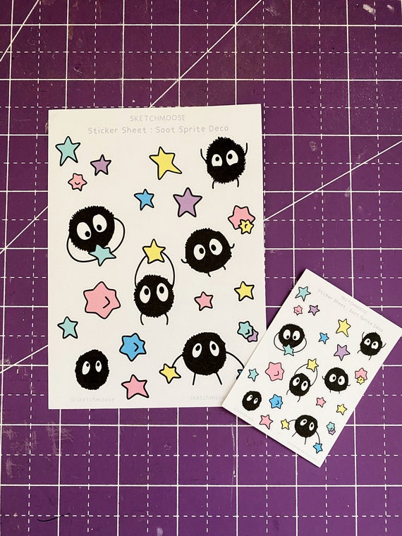 Soot Sprites STICKER SHEET | Planner Stickers | Bullet Journal | Bujo |
