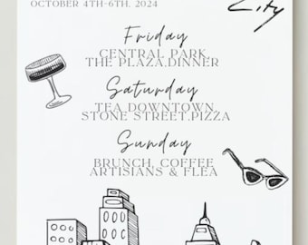 NYC Bachelorette Itinerary