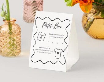 Baby Shower Patch Bar