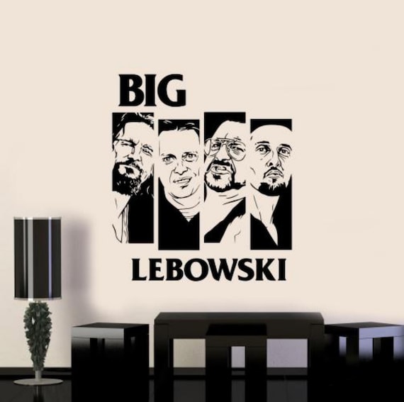 Big Lebowski Wall Decal Vinyl Sticker the Dude Sign Theater Etsy