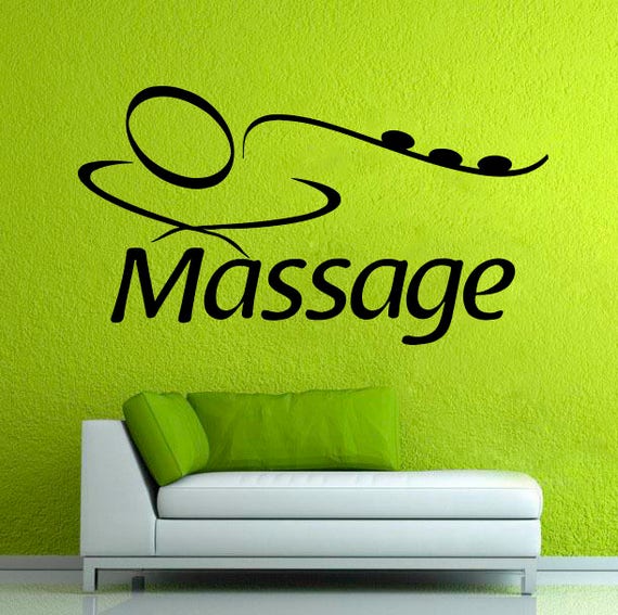 Spa Wall Vinyl Decal Massage Sticker Sign Salon Ireland - Spa Wall Art Stickers Spa Wall Vinyl Decal Massage Sticker Sign Salon Ireland - Spa Wall Art Stickers