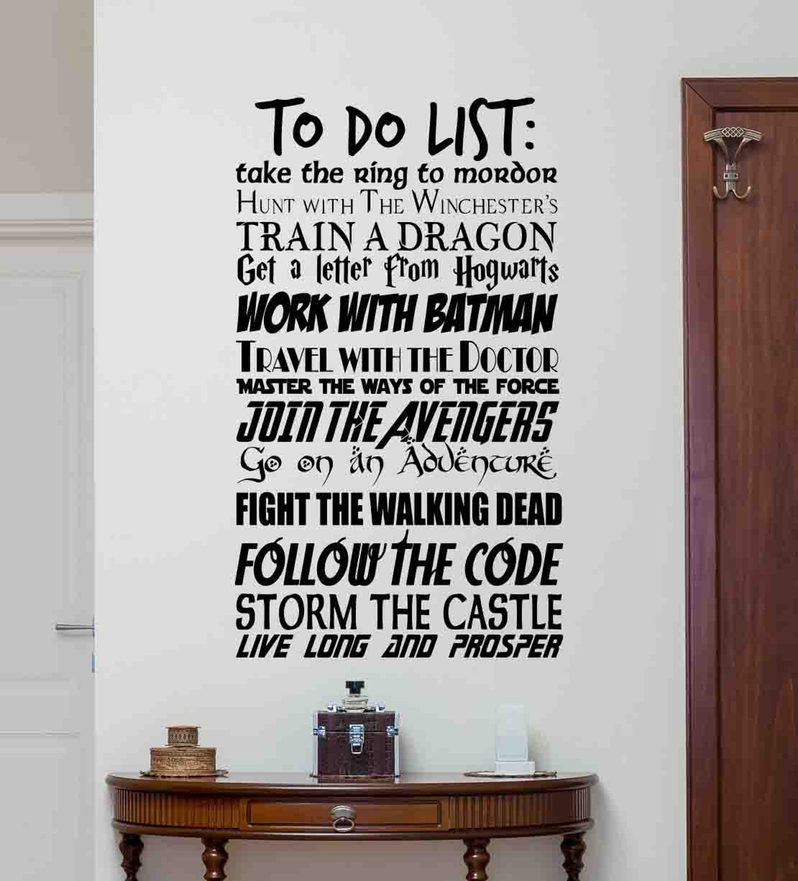 To do list muur decal teken vinyl sticker film citaten Etsy