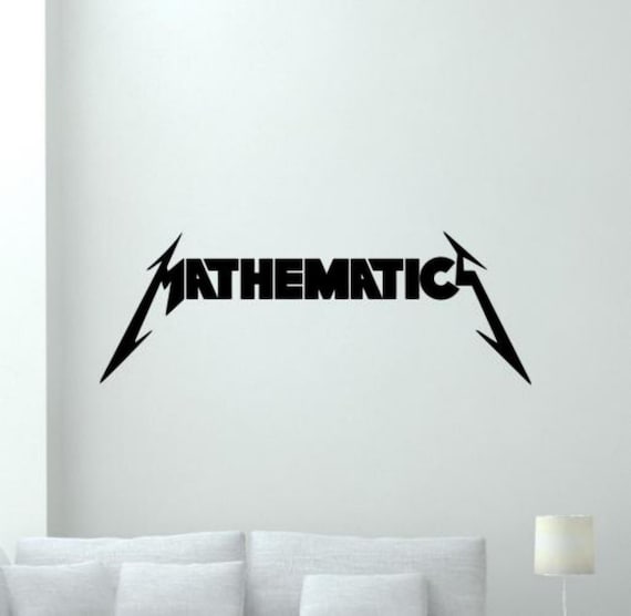 Vinilo decorativo logo Metallica - pegatina metallica