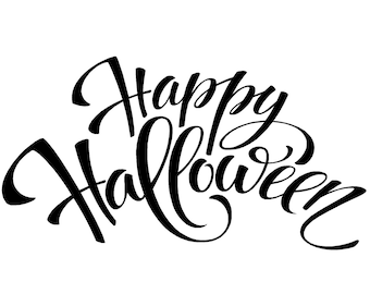 Halloween Wall Decal, Happy Halloween Wall Decal, Halloween Decal