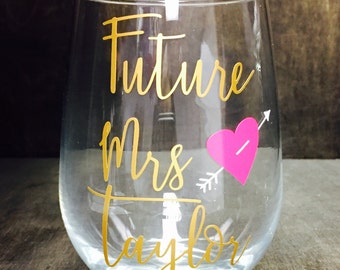 "In My Wifey Era" Glass Tumbler Set - Bridal Shower Gift For Bride To Be