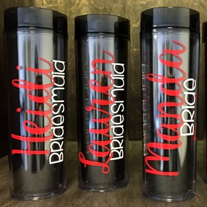 Wedding Tumbler,Bridesmaid Tumbler,Personalized Tumbler,Matron of Honor Tumbler,Flower Girl Tumbler,Maid of Honor Tumbler,Bride Tumbler,