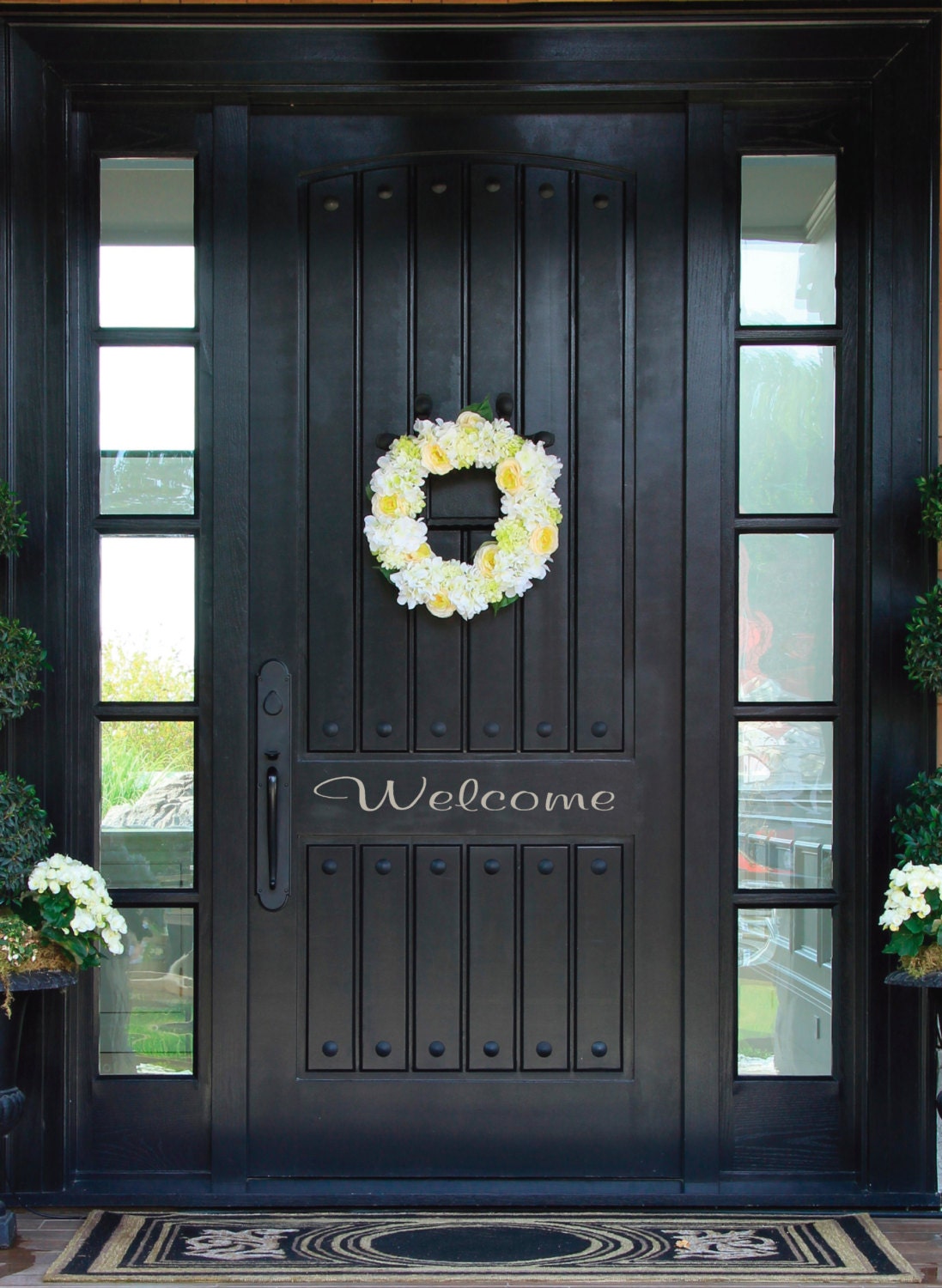 Welcome Decal Door Window 50