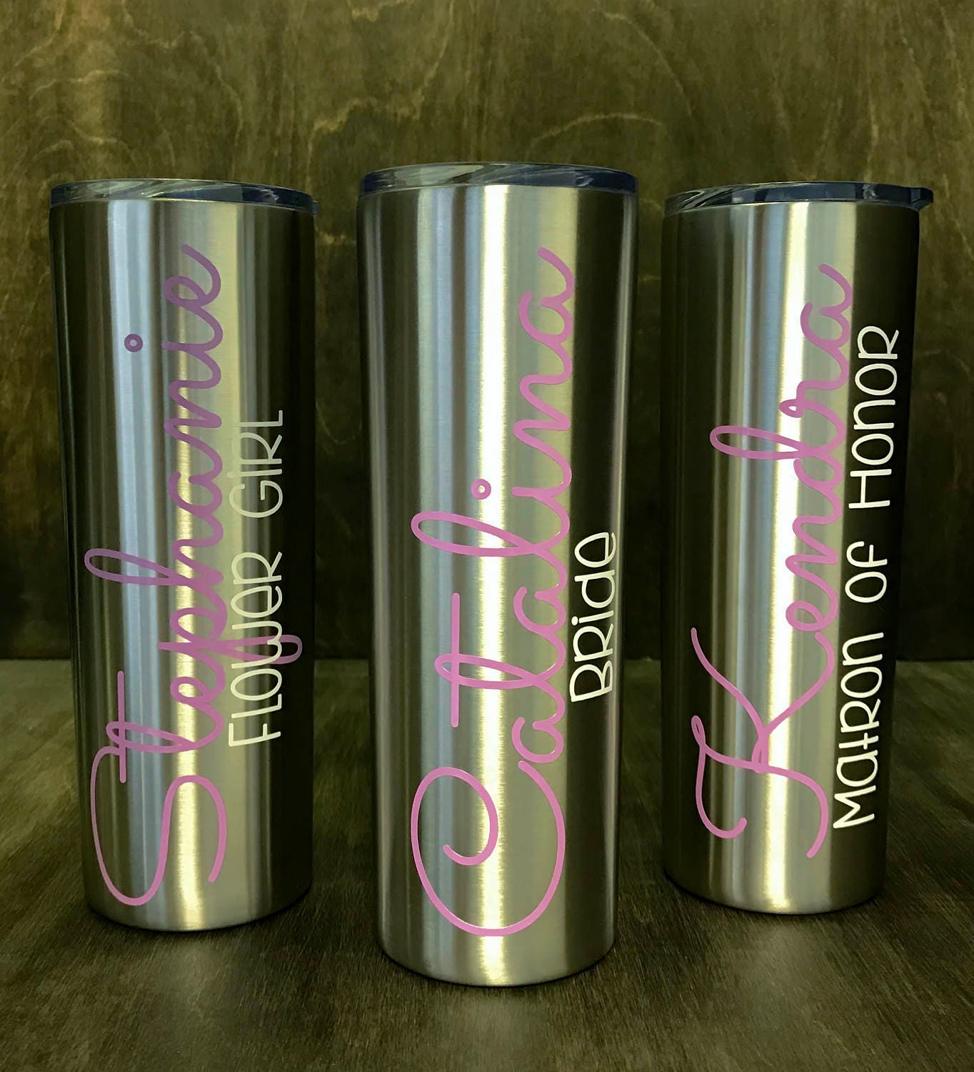 Wedding Tumbler,Bridesmaid Tumbler,Personalized Tumbler,Stainless Steel Tumbler,Steel Tumbler,Future Mrs Tumbler,Bridal Party Tumbler