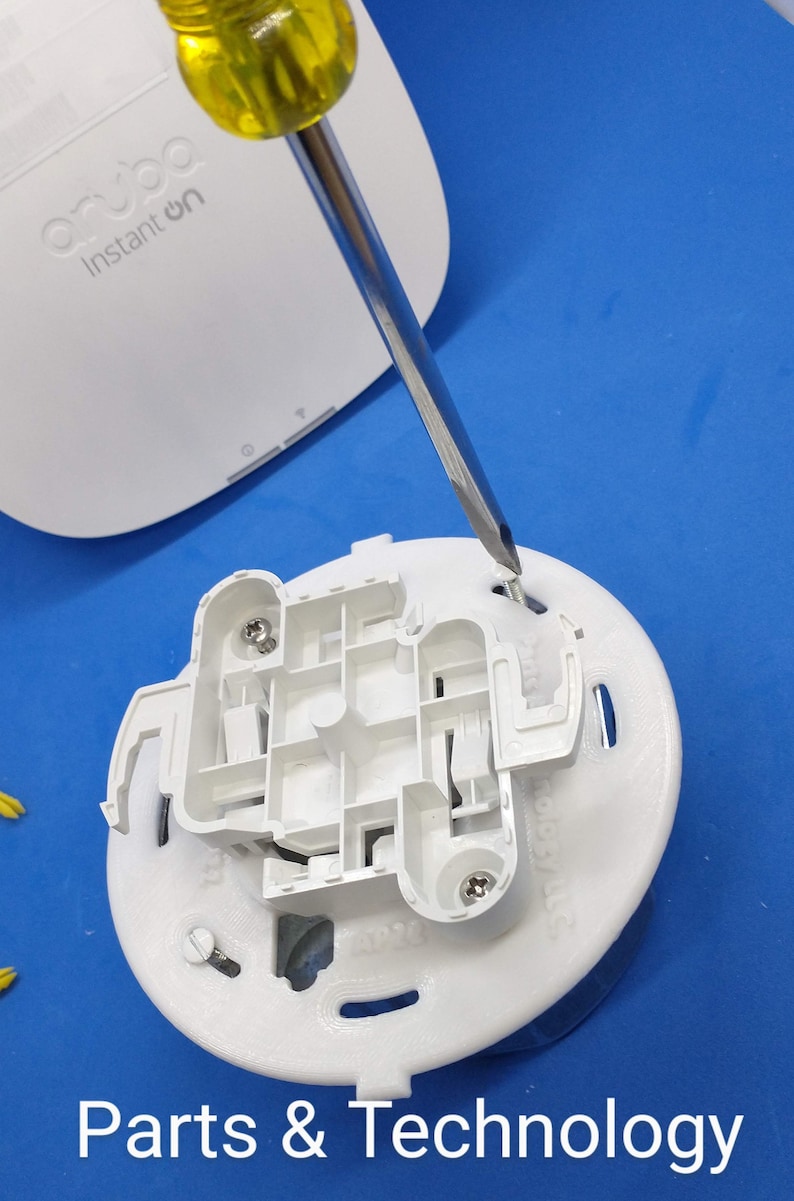 Aruba AP22 Wall or Ceiling Mount fit 2X4 Outlet Boxes. Also Fit AP25