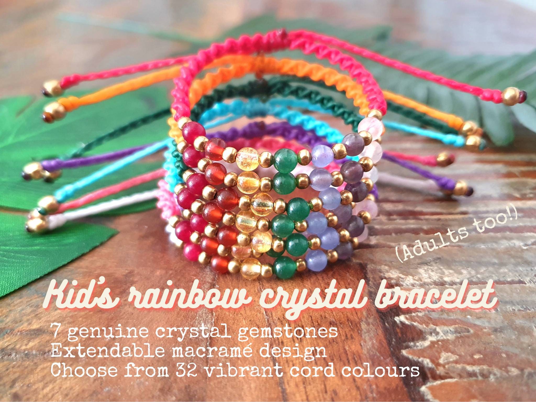 Crystal bracelets for best sale kids
