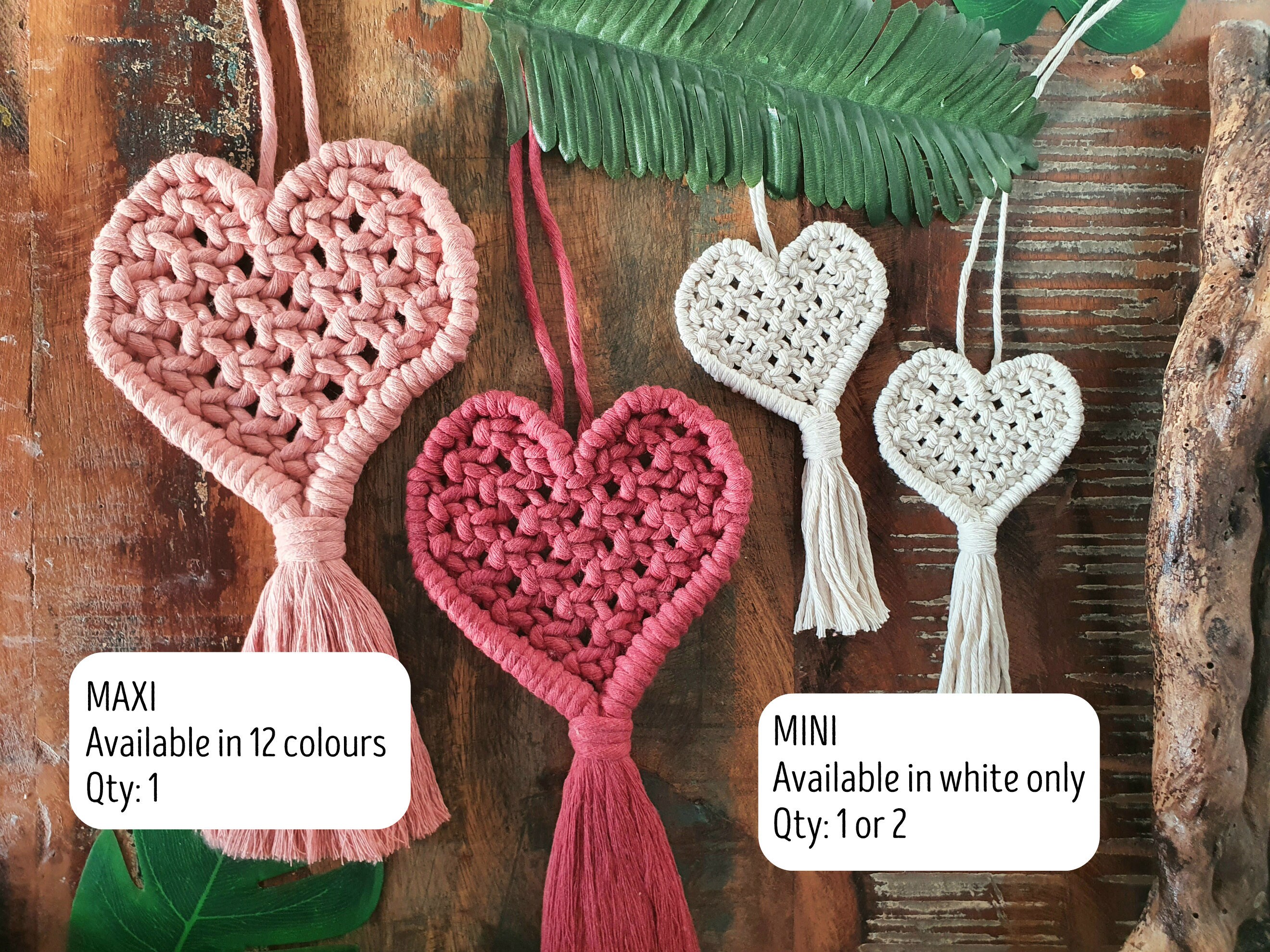 Macrame Heart DIY Kit Craft Gift Love Ornament Hanging Etsy UK