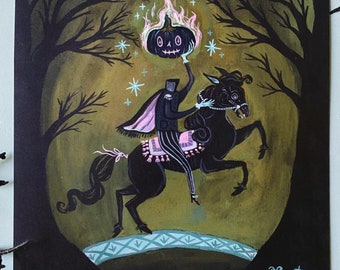 Headless Horseman - 8x8 Art Print