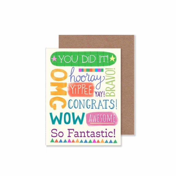 Omg Congrats, Celebration & Congratulations Greeting Card Omg Congrats, Celebration & Congratulations Greeting Card