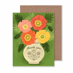 4,25 "x 5,5" Frühling Blumenstrauß Grußkarten / Frühling Blumenstrauß Grußkarten / Blumen Briefpapier / Einzelkarte oder 8