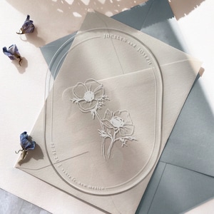 Acryl Save the Date, Pillenform Save the Date, Klar Save the Date, Black Tie Save the Date, Acryleinladungen - Muster
