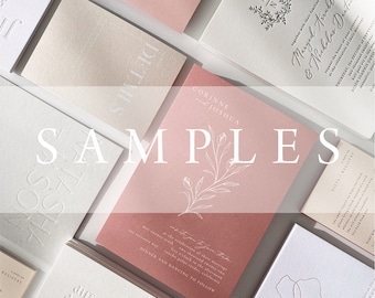 Sample Wedding Suites, Acrylic, Letterpress, Foil, Digital - Recent Client Work