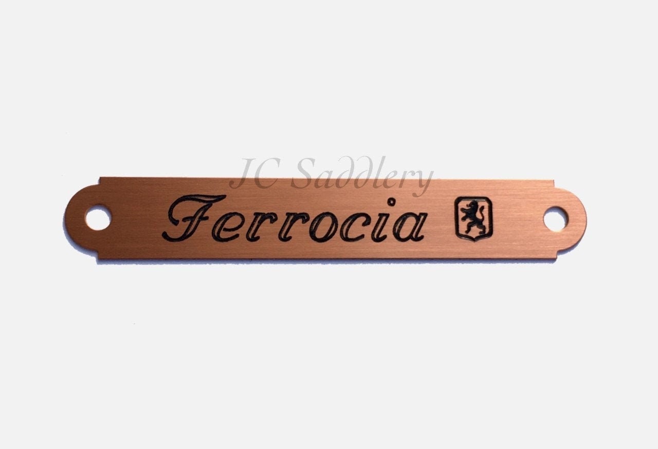 Custom Engraved Rose Gold 2.5" Saddle or Tack Plate, Martingale, Bridle, Horse Tag Plate, Wall Mount, Personalized Engraving