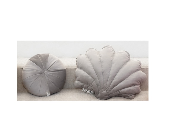seashell pillow velvet
