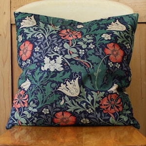 William Morris Cushion Cover Compton Indigo