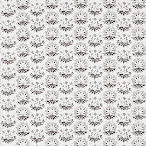 Morris & Co Primrose and Columbine Door Curtain Charcoal