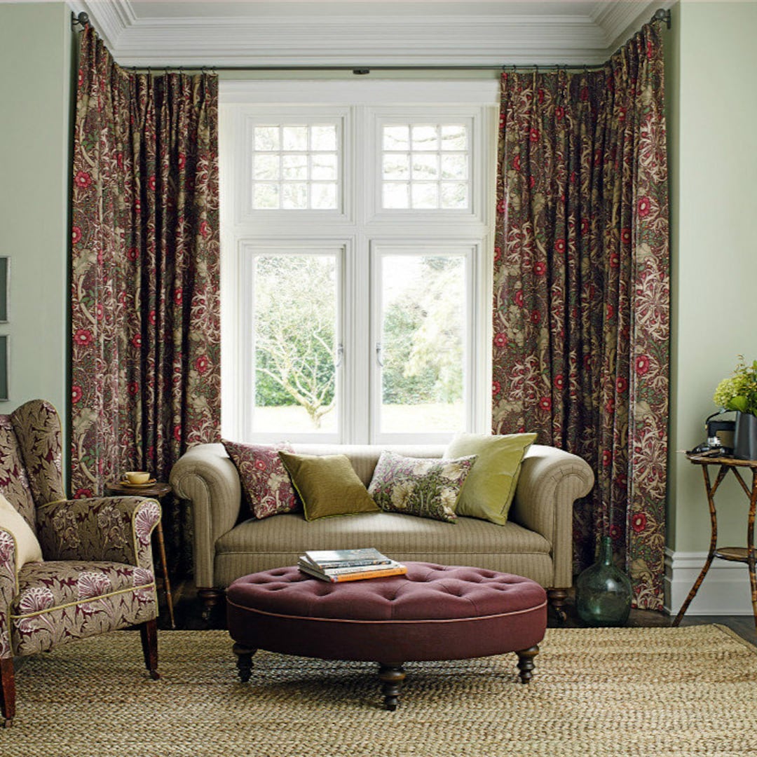 An Easy No Sew Curtain Hem Tutorial - The Morris Mansion