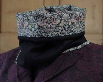 William Morris Scarf Snood Strawberry Thief Wool