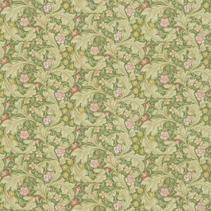 Morris & Co Leicester Door Curtain Green