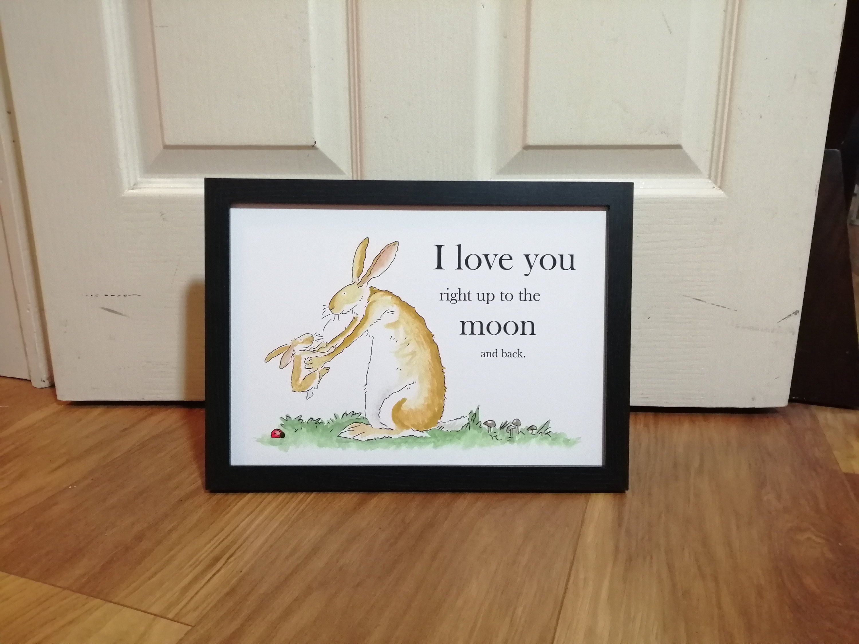 We Love You Rabbit Hand Painted Guess How Much I Love You Rabbits Sam Mcbratney Anita ...