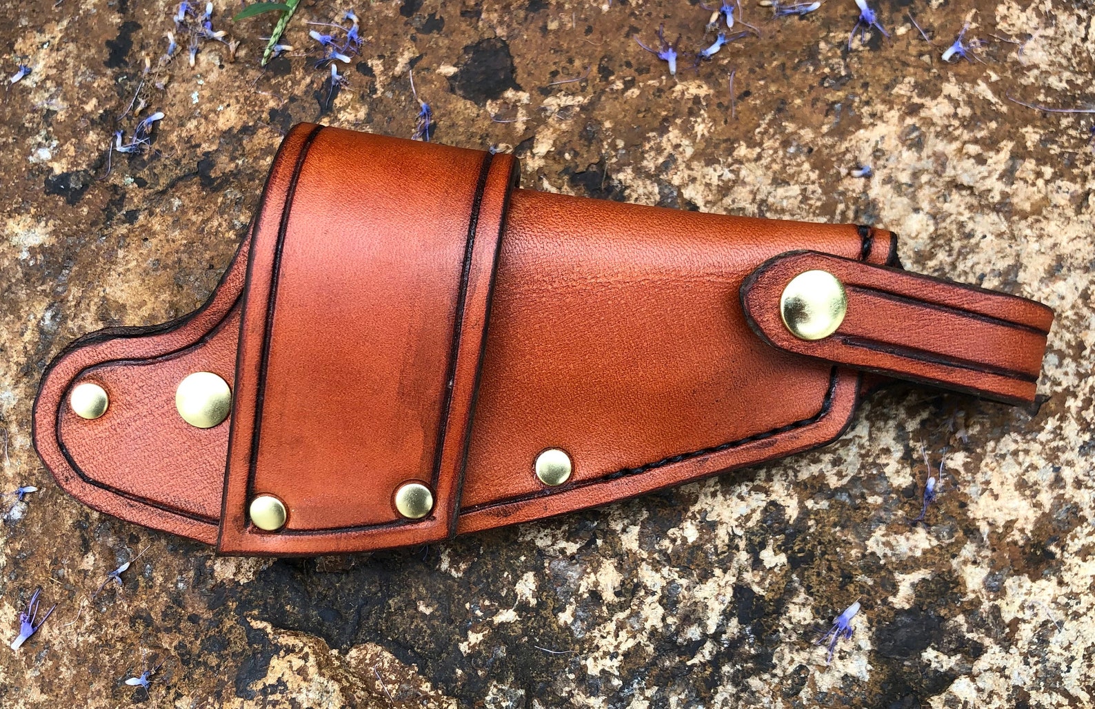 Buck 110 Quick Draw Knife Sheath Chestnut Color Free Etsy