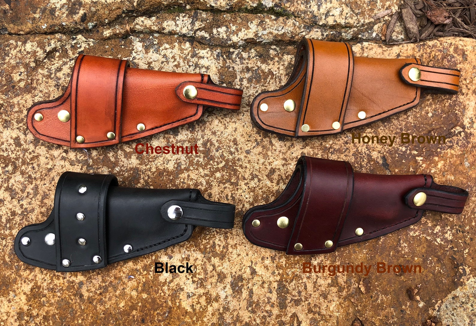 Buck 110 Quick Draw Knife Sheath Burgundy Brown Free Etsy