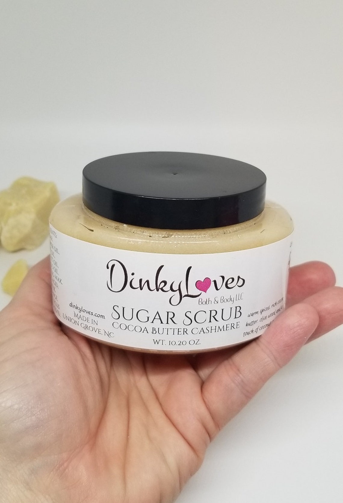 COCOA BUTTER CASHMERE / Sugar Scrub / Lotiony Scrub / Gift Etsy