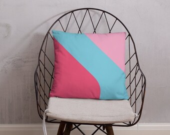 Epcot Bubblegum Wall Pillow Cover 18 x 18 - with zipper