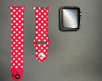 Minnie Apple Watch Band - Silicone Sport Band