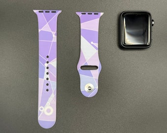 Magic Kingdom Purple Wall Apple Watch Band - Silicone Sport Band