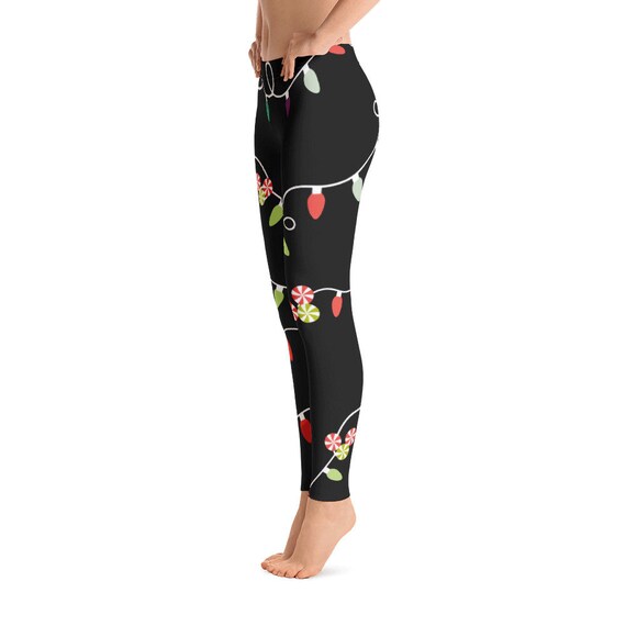 christmas light leggings