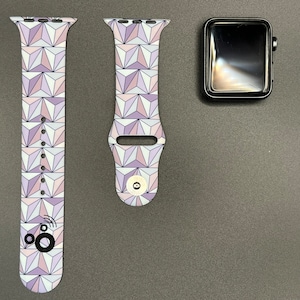 Spaceship Earth Apple Watch Band - Silicone Sport Band
