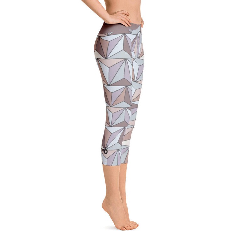 Epcot Spaceship Earth Capri Leggings / Disney World Park Yoga | Etsy