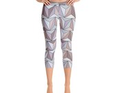 Epcot Spaceship Earth Capri Leggings / Disney World Park Yoga Leggings