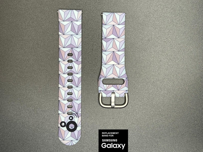 Spaceship Earth Galaxy Watch Band 20mm Sport Band image 1